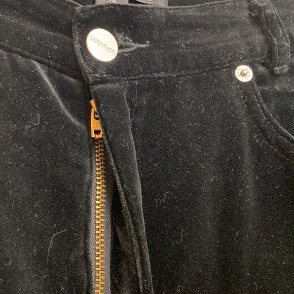 Karen Kane Velvet Pants Womens Jean style festive, party dressy vintage Size 12 - Picture 6 of 9